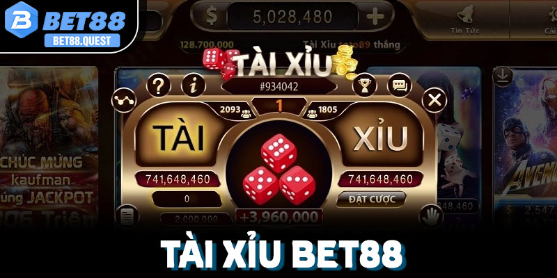 Tổng quan về tựa game Tài Xỉu Bet88 cho hội viên tham gia